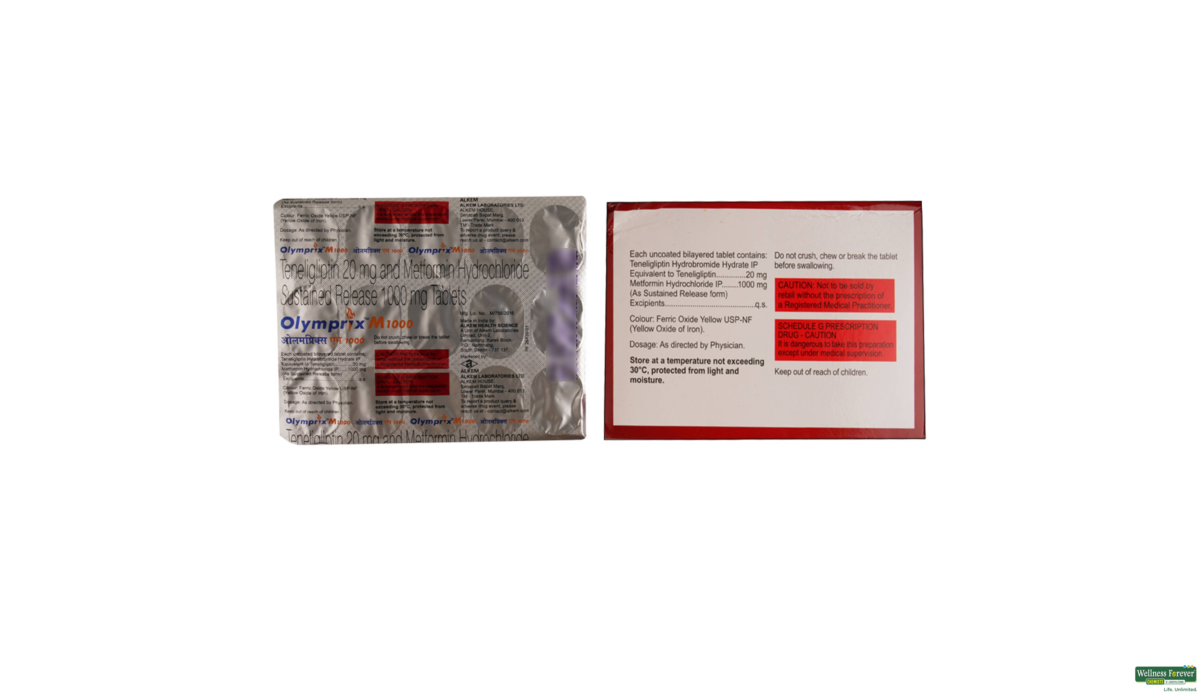 OLYMPRIX-M 1000MG 15TAB- 3, 15TAB, 